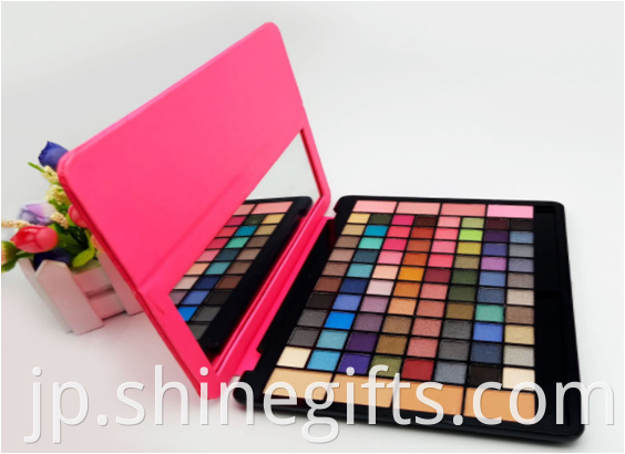 Wholesale Cheap Price Valentines Gifts Colorful Eyeshadow flower highlighter kiss rose shaped makeup box set